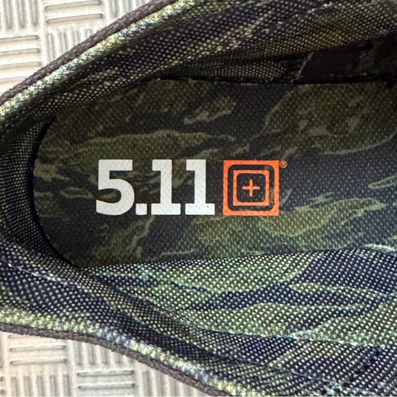 5.11 Tactical Stache High-Top Sneakers Triple Black - Mens 9 - Picture 4 of 5